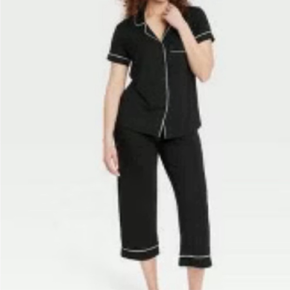Women's Black Pajama Set - Picture 5 of 8